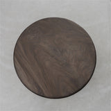 Usatabletops Walnut Wood Round Coffee Table 61.81" Diameter