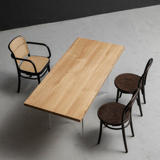 Usatabletops White Oak Wood Table Slab Handmade 29.6"W x 64.2"L