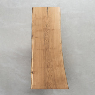 Usatabletops White Oak Wood Table Slab Handmade 37.2"W x 94.5"L