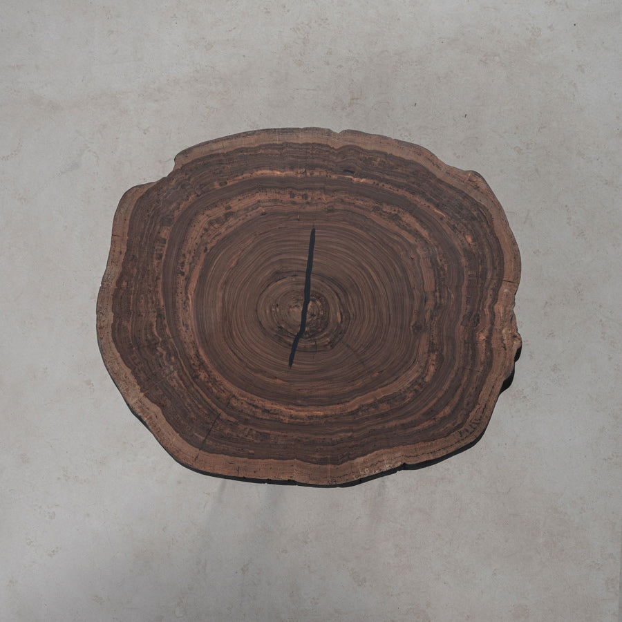 Usatabletops Zebrawood Solid Wood Round Coffee Table 42.91" Diameter