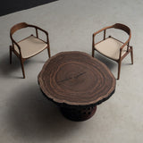 Usatabletops Zebrawood Round Coffee Tables 43.7" Diameter