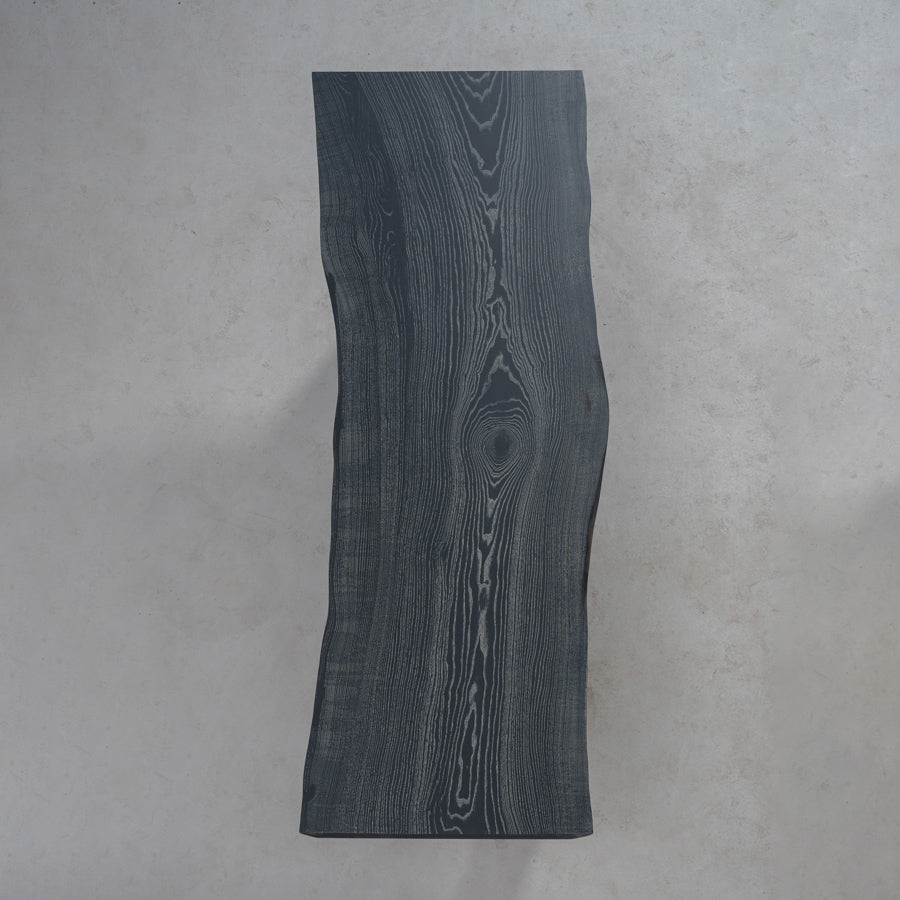 Weave Ash Wood Kitchen Slab Live Edge 33.07"WX92.51"L