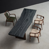 Weave Ash Wood Kitchen Slab Live Edge 33.07"WX92.51"L