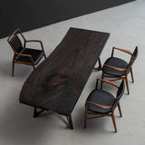 Weave Walnut Wood Live Edge Table 33.86"W x 85.71"L
