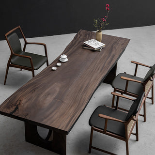 Weave Walnut Wood Live Edge Table Slab 35.16"W x 100.08"L