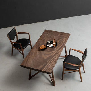 Usatabletops Walnut Wood Table Handmade 30.31"Wx63.23"L